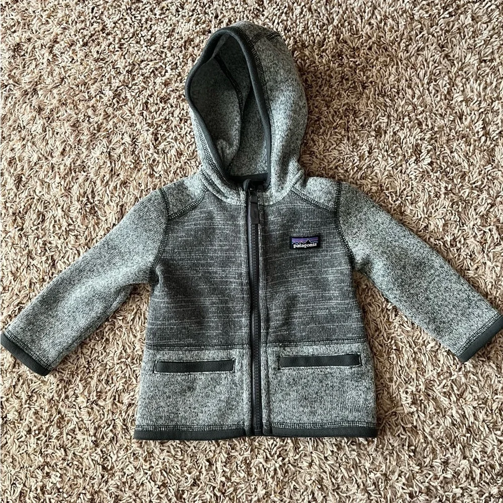 Patagonia Baby Better Sweater jacket in gray